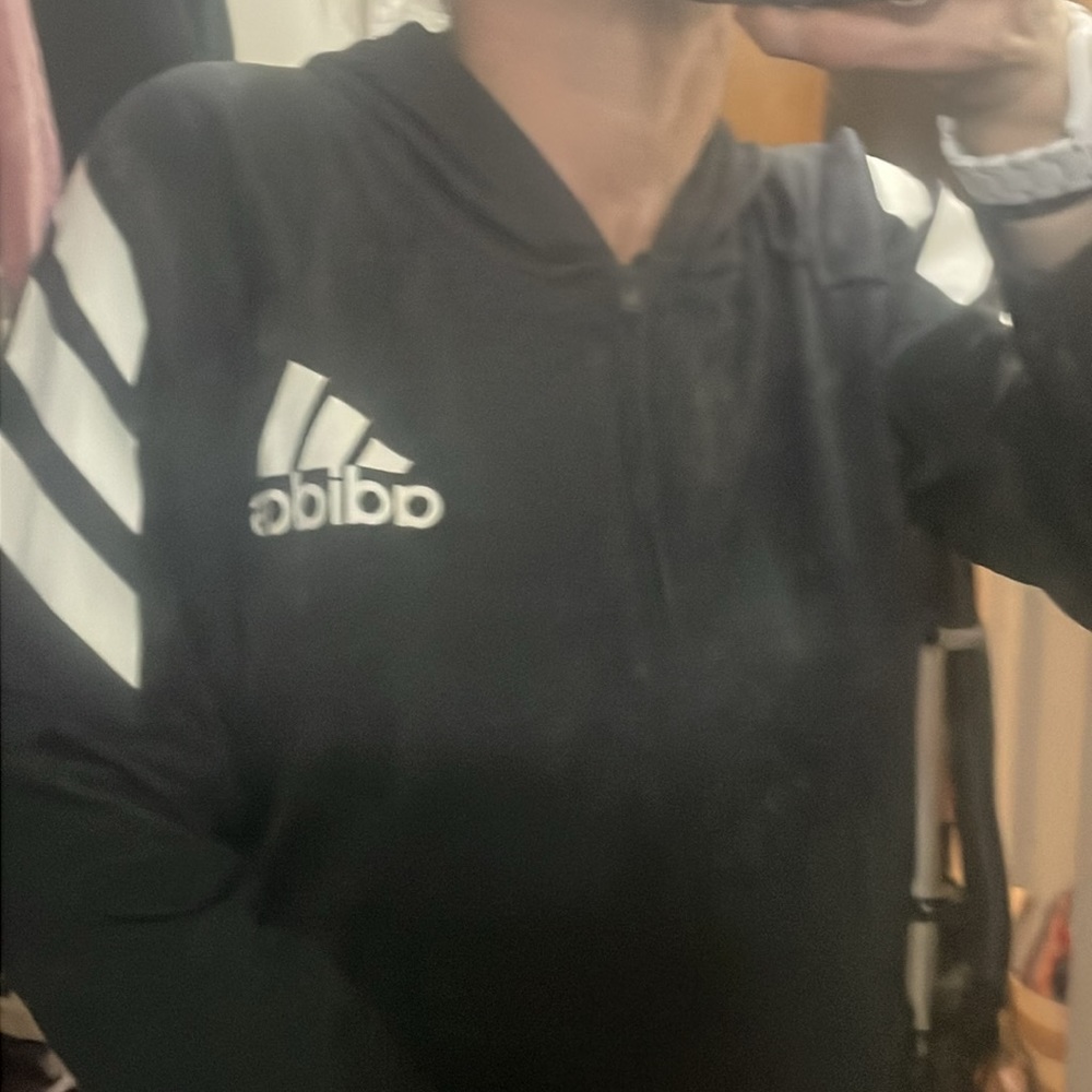 Adidas zipper hoodie